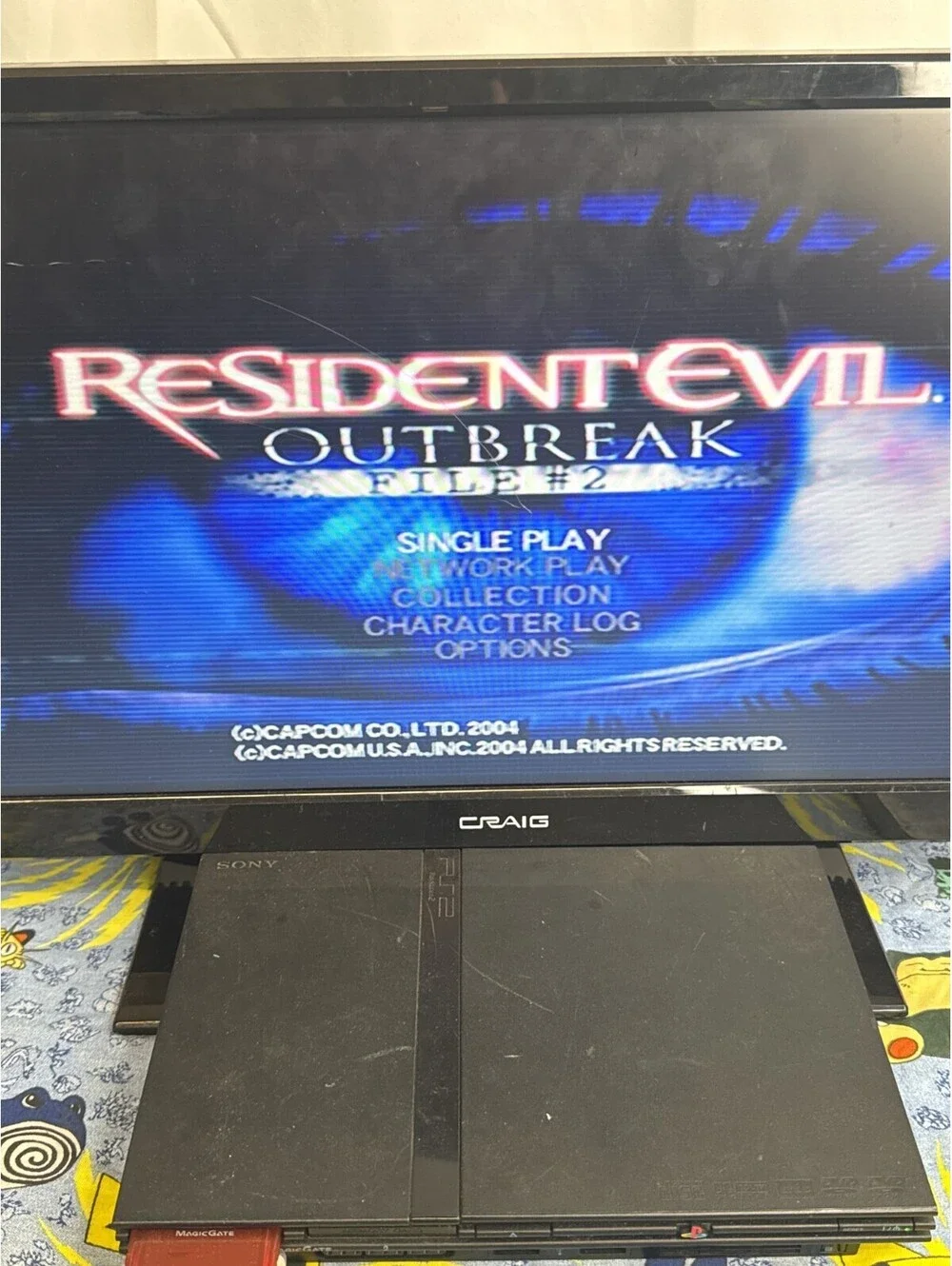 Resident Evil Outbreak File # 2 PlayStation 2 PS2 Game Disc Only Tested Working